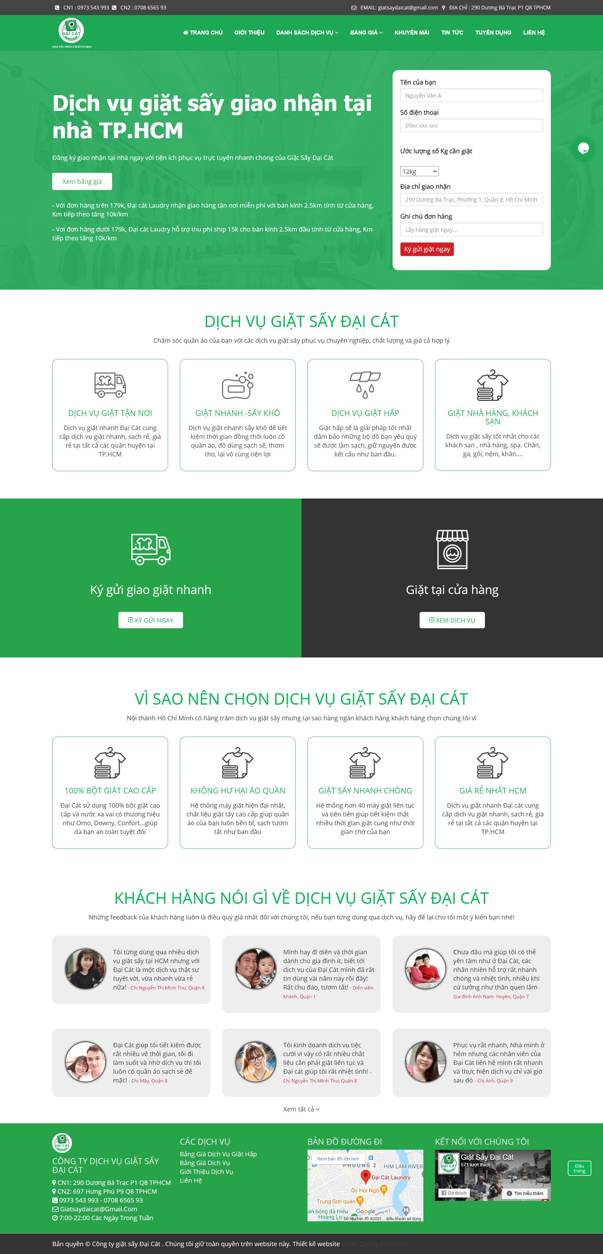 Thiết Kế Web Dịch Vụ Giặt Sấy Đại Cát 2 Thiết Kế Web Dịch Vụ Giặt Sấy Đại Cát