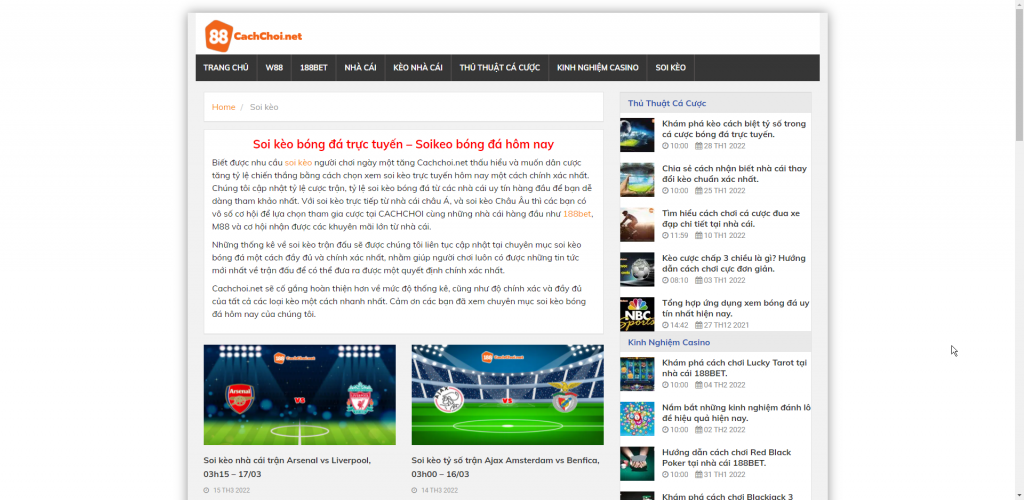 Chúng tôi thiết kế web soi kéo bóng đá từ đơn giản giá rẻ đến website chuyên nghiệp