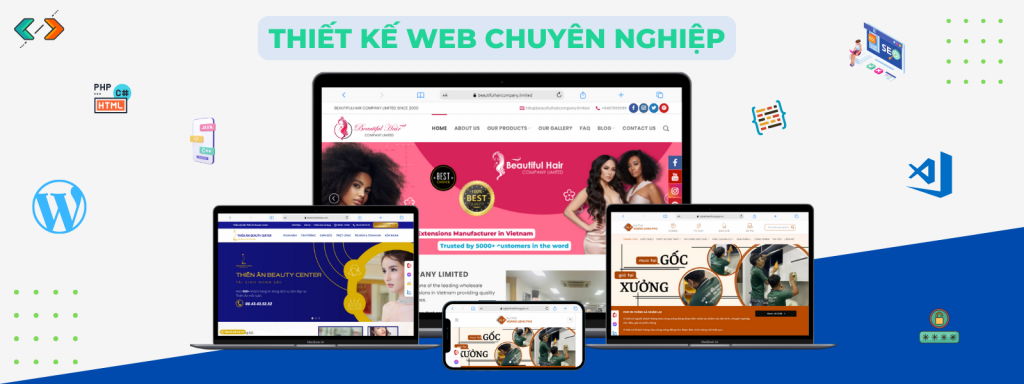 Thiết Kế Web Trọn Gói Chuẩn SEO Giá Rẻ 2022