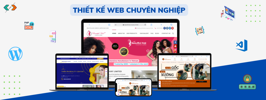 Thiết Kế Web Trọn Gói Chuẩn SEO Giá Rẻ 2022