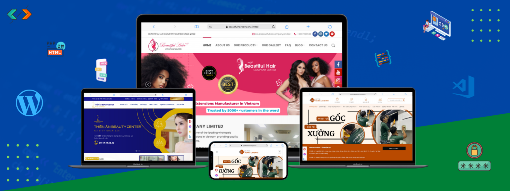 Thiết Kế Web Trọn Gói Chuẩn SEO Giá Rẻ 2022