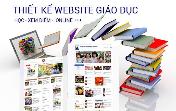 Thiết kế web Giáo Dục - Đào Tạo - Trường học chuyên nghiệp
