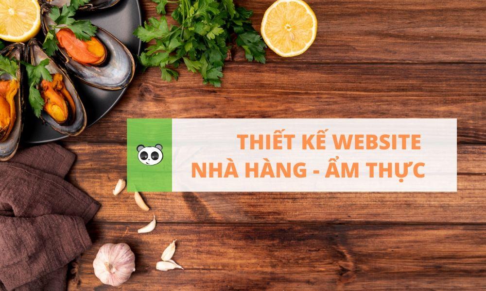 Thiết kế website nhà hàng chuyên nghiệp - Nhân Quang